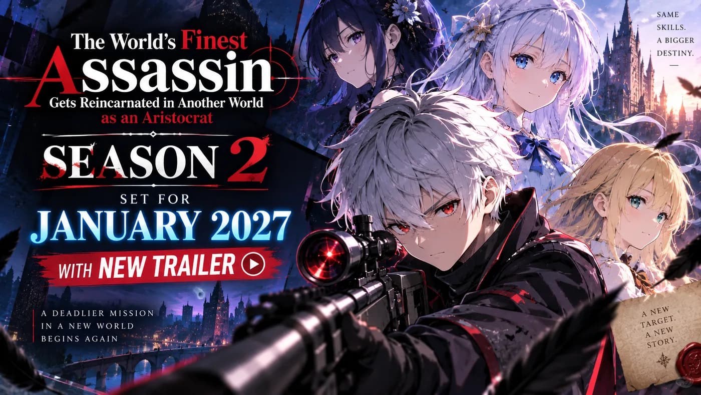 The World's Finest Assassin Season 2 Set for January 2027 With New Trailer cover art