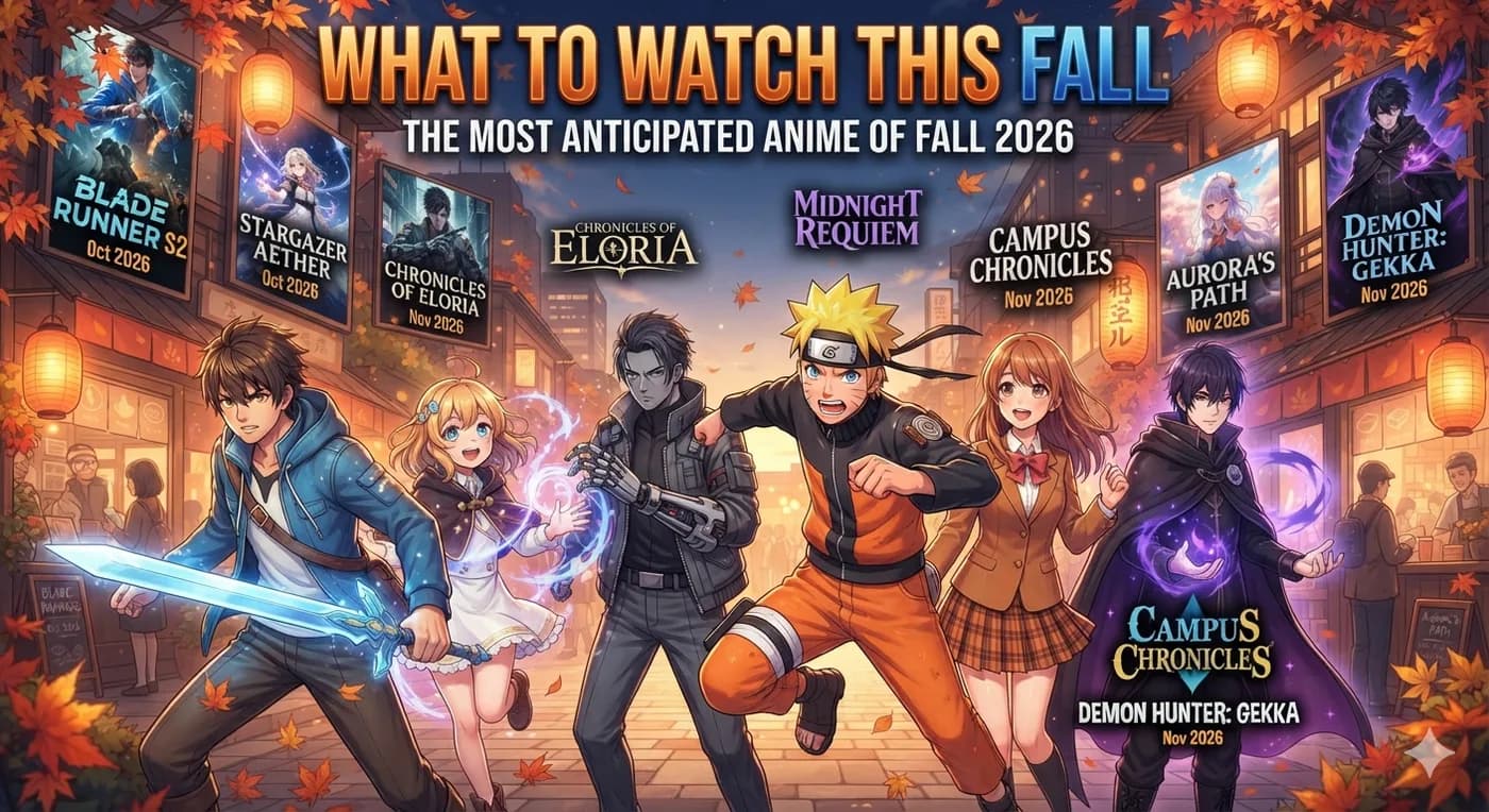 What to Watch This Fall: The Most Anticipated Anime of Fall 2026 cover art