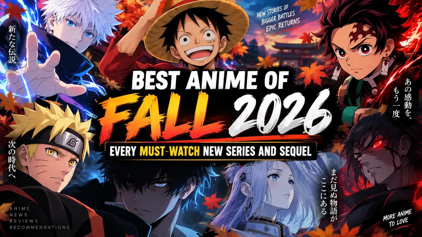 Best Anime of Fall 2026: Every Must-Watch New Series and Sequel cover art
